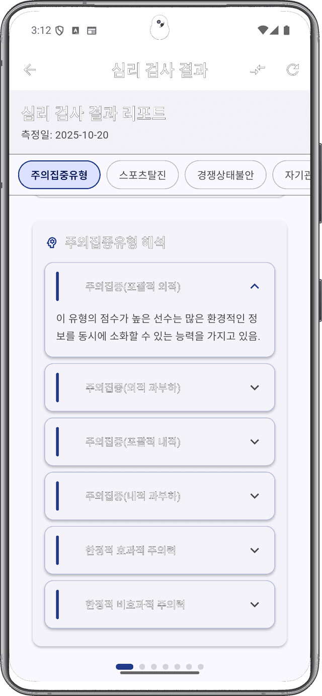 심리 검사 결과